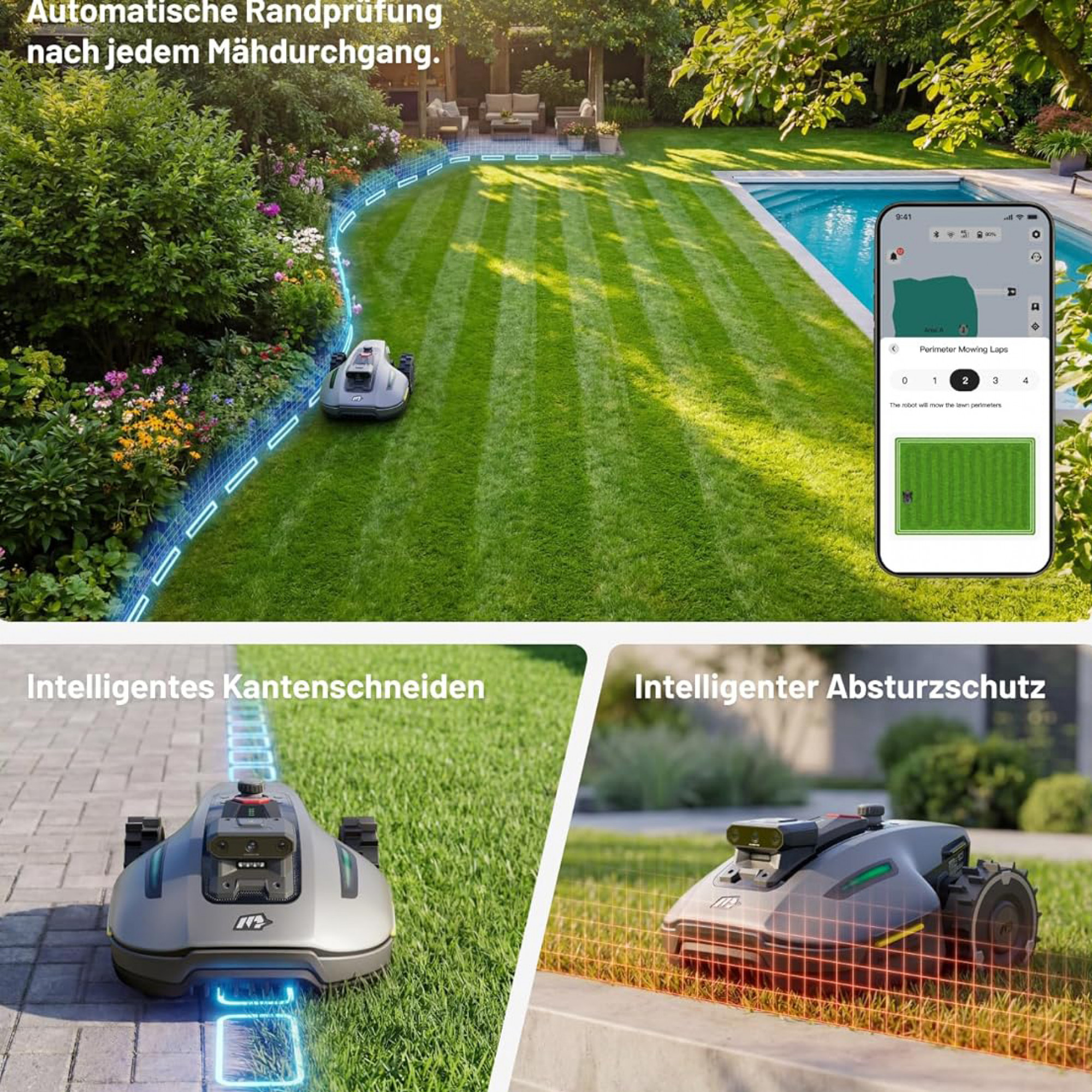 Робот-газонокосилка MAMMOTION YUKA Mini 2 500 с модулем 4G